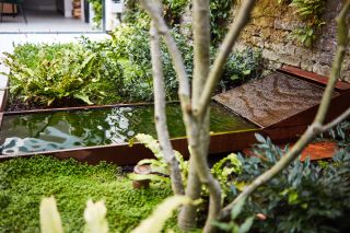 garden design with a water feature