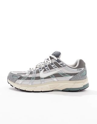 Nike P-6000 Sneakers in Gray and White