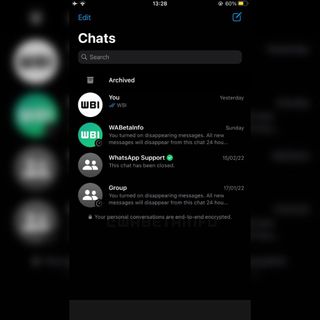 Whatsapp Footer Encryption Message