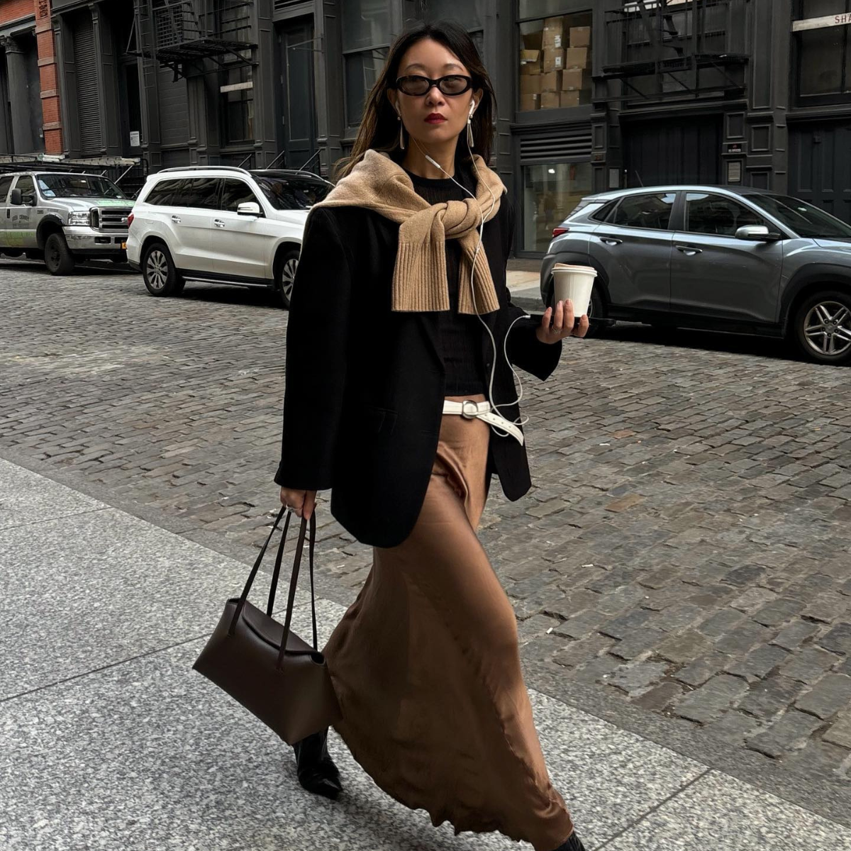 Black and brown outfits