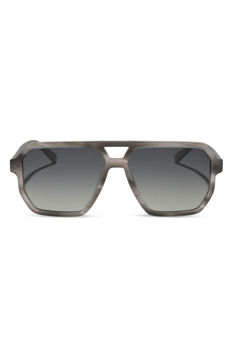 Cameron 57mm Polarized Navigator Sunglasses
