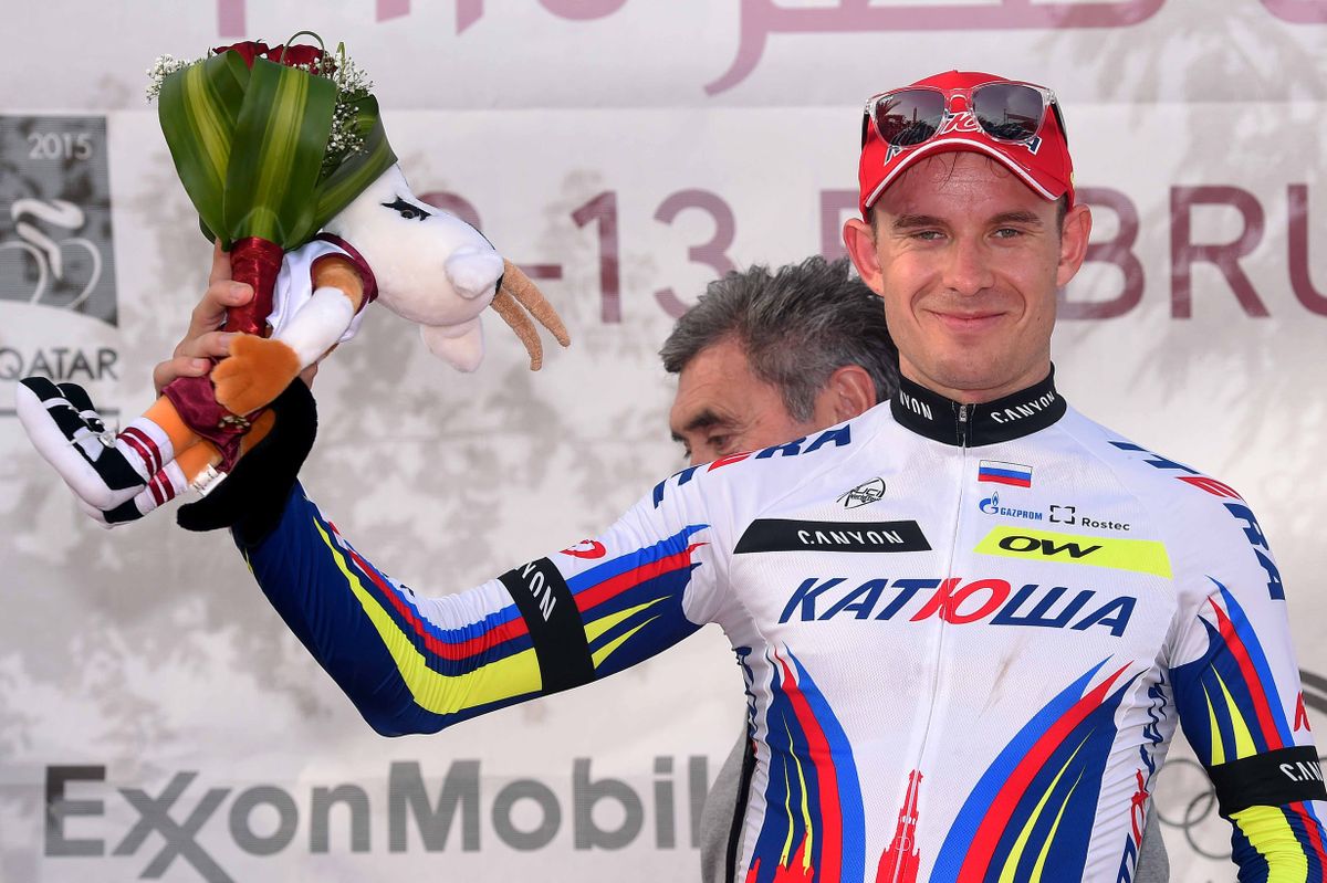 Alexander Kristoff (Katusha) took his second win of this year's Tour of Qatar