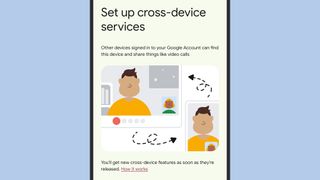 Android cross-devices services screenshot