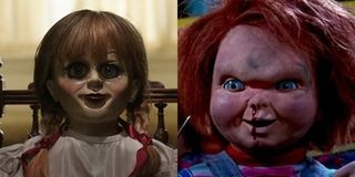 Creepy Annabelle and menacing Chucky of Child's Play