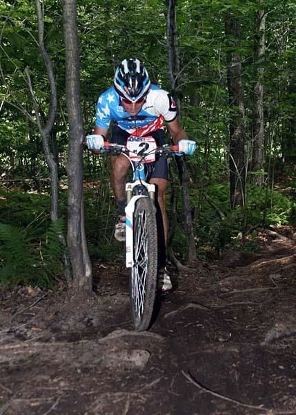 Jeremy Horgan-Kobelski (Gary Fisher/Subaru) on his new national champion's Gary Fisher
