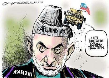 US falls out of favor with Karzai