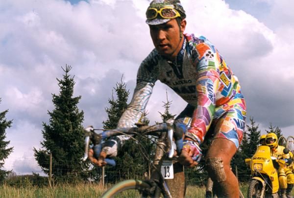The Mapei kit was one of the most distinctive in the peloton