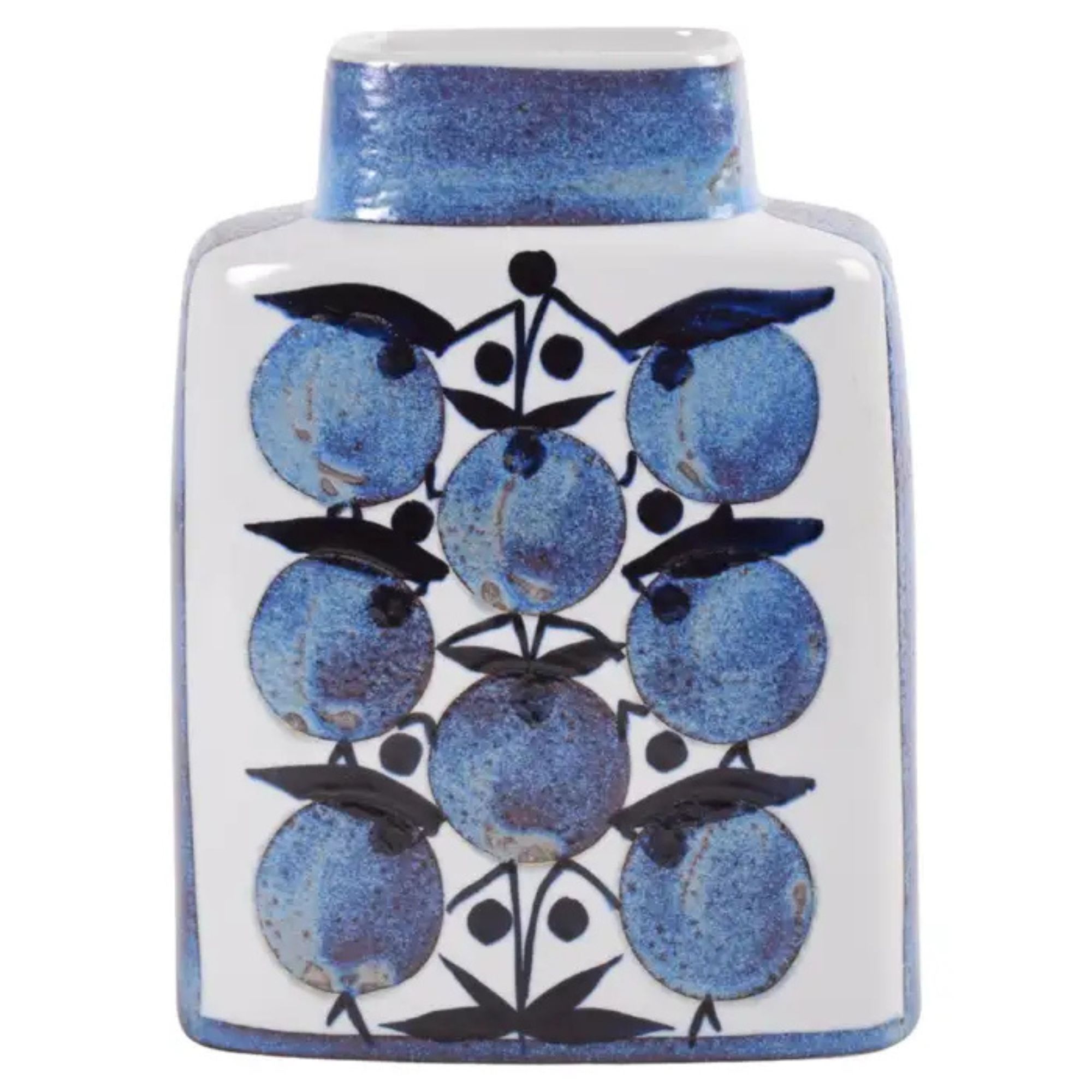 Aluminia Royal Copenhagen Tenera Vase by Grethe Helland Hansen, Danish 1960s