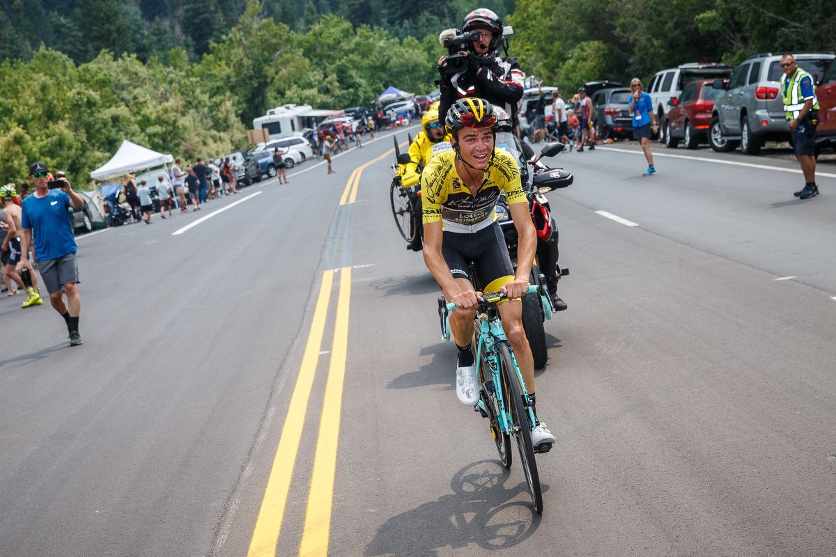 Sepp Kuss solos to victory during stage 5 at the Tour of Utah