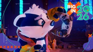 Bradley the Badger screenshot of a badger holding a console controller with a gamesradar Big in 2026 overlay