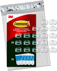 Command Outdoor Light Clips, 24 Clips, | $9.99 at Amazon