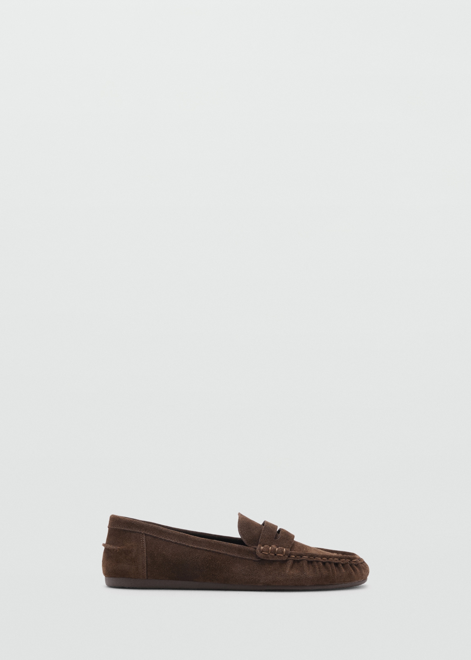 Suede Penny Loafers - Women | Mango Usa