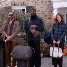 (L to R) Marco Calvani as Claude, Colman Domingo as Danny, Tina Fey as Kate, and Will Forte as Jack in Episode 106 of The Four Seasons.