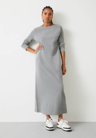 Mel Ribbed Maxi Jersey Dress