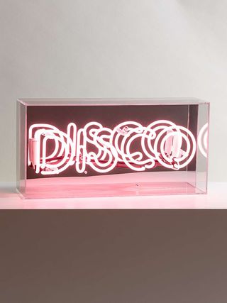Oliver Bonas neon disco light
