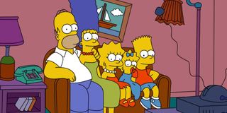 The cast of The Simpsons