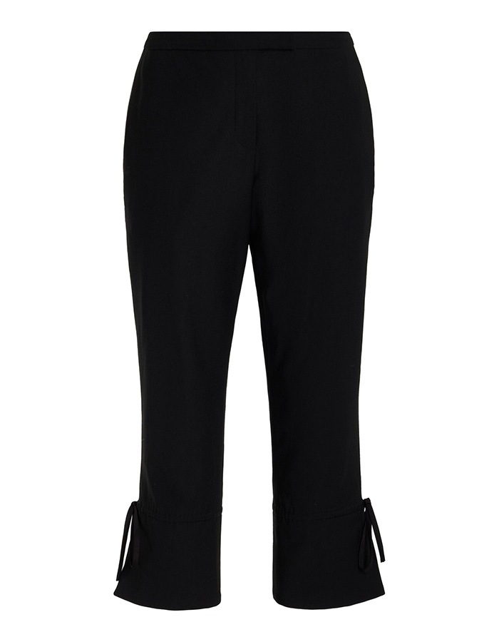 COLLEEN ALLEN, Tie-Detailed Stretch-Crepe Capri Pants