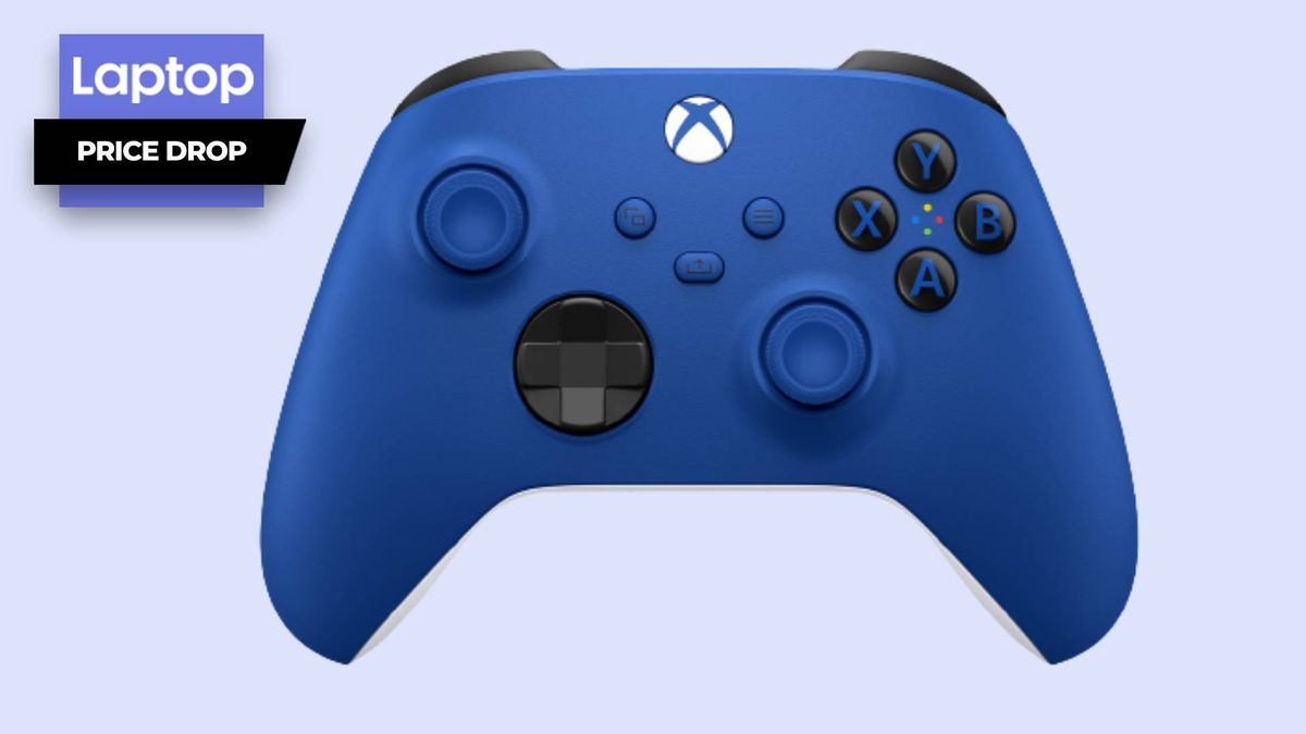 Xbox Series X|S controller in shock blue