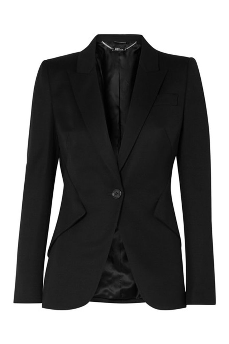 Clothing, Outerwear, Blazer, Jacket, Black, Suit, Formal wear, Sleeve, Top, Button,