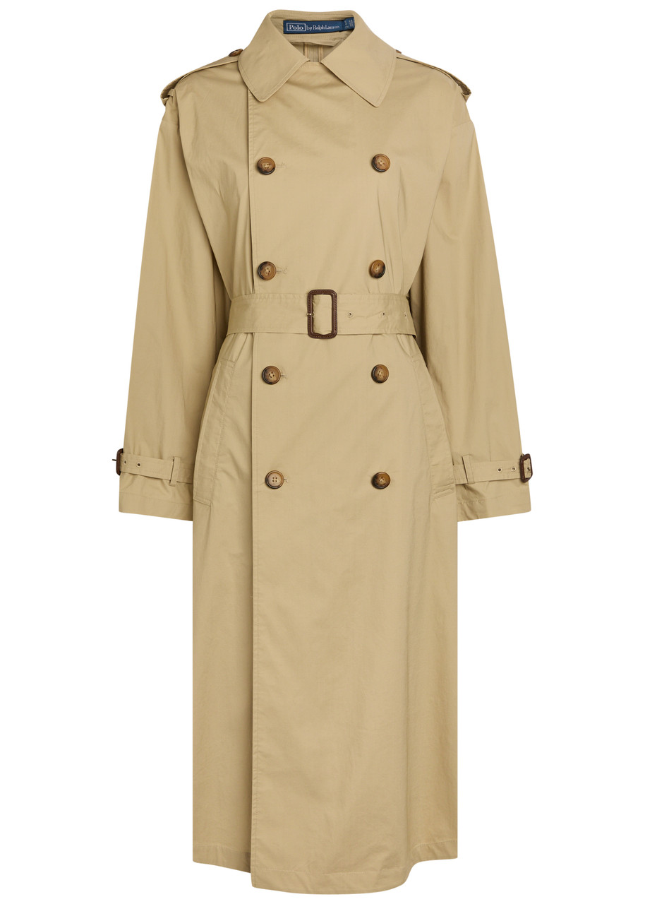 Chelsea Belted Stretch-Cotton Trench Coat