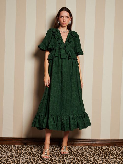 Dream Vanity Jacquard Maxi Dress