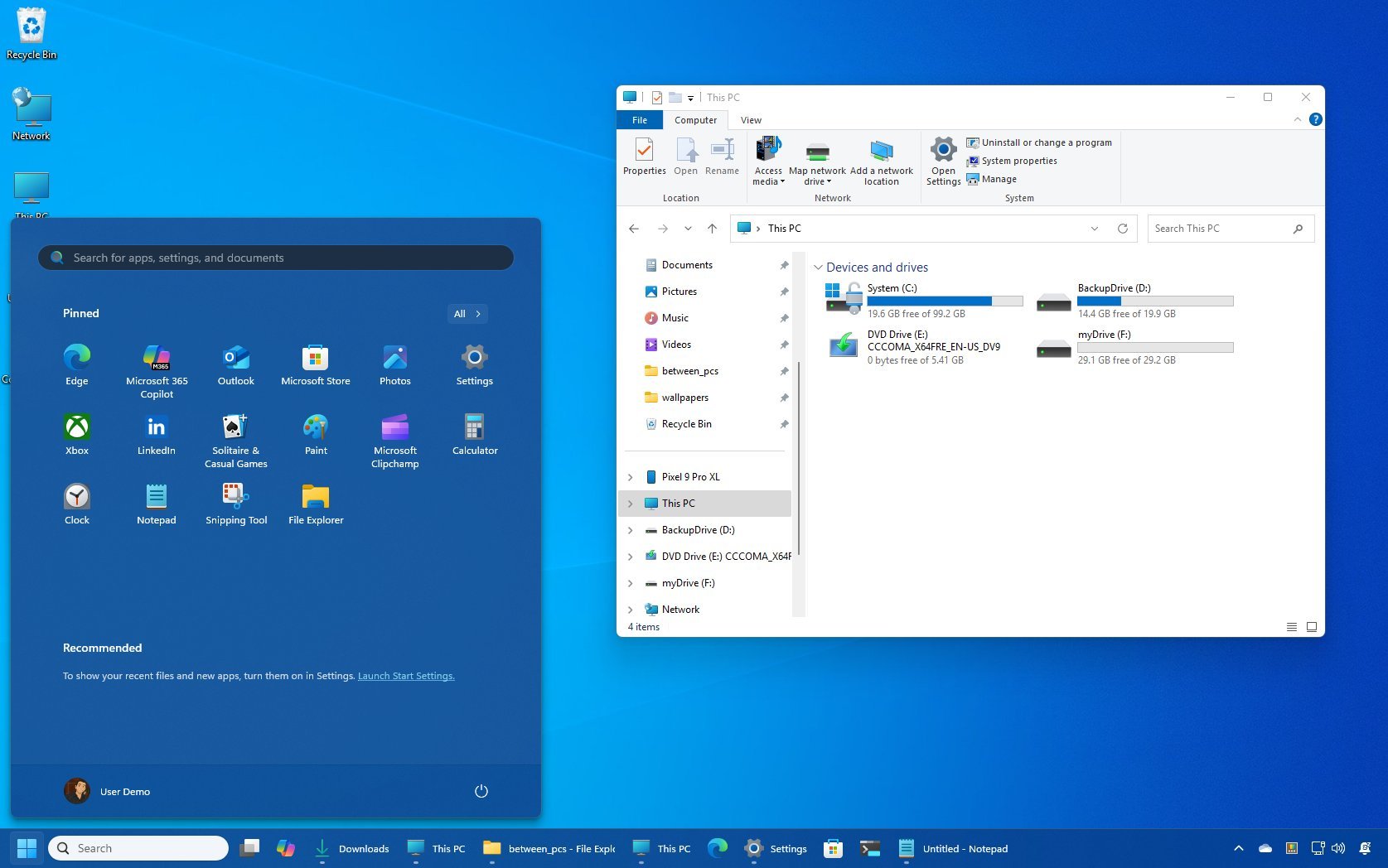 Windows 11 like 10 without tools