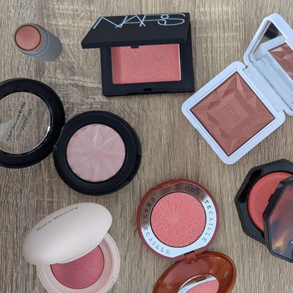 A lineup of the Best highlighting blushes