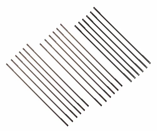 Foxbc Coping Saw Blades 6-1/2 Inch, 18 Pack (15 Tpi, 18 Tpi, 24 Tpi)