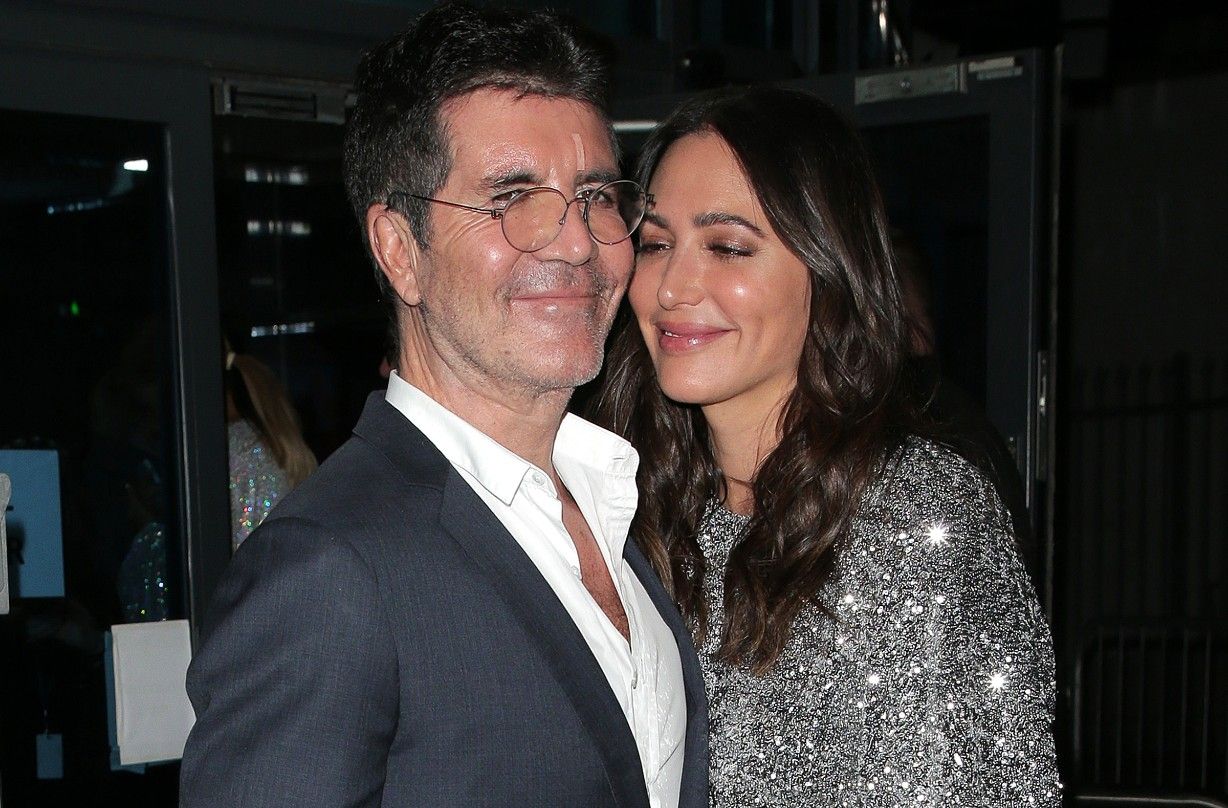 Simon Cowell and Lauren Silverman