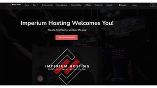 The Imperium Hosting website.