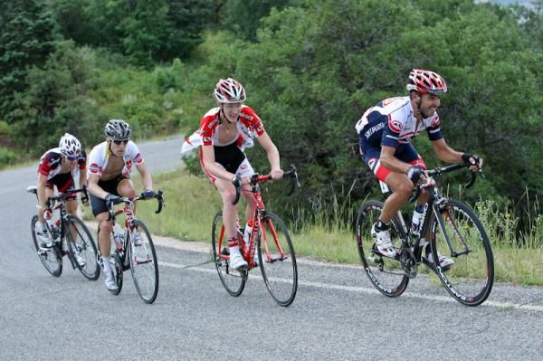 The front group was fighting hard all the way up.