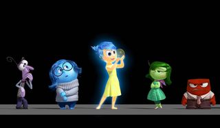 the emotions in Inside Out, Fear, Sadness, Joy, Disgust and Anger