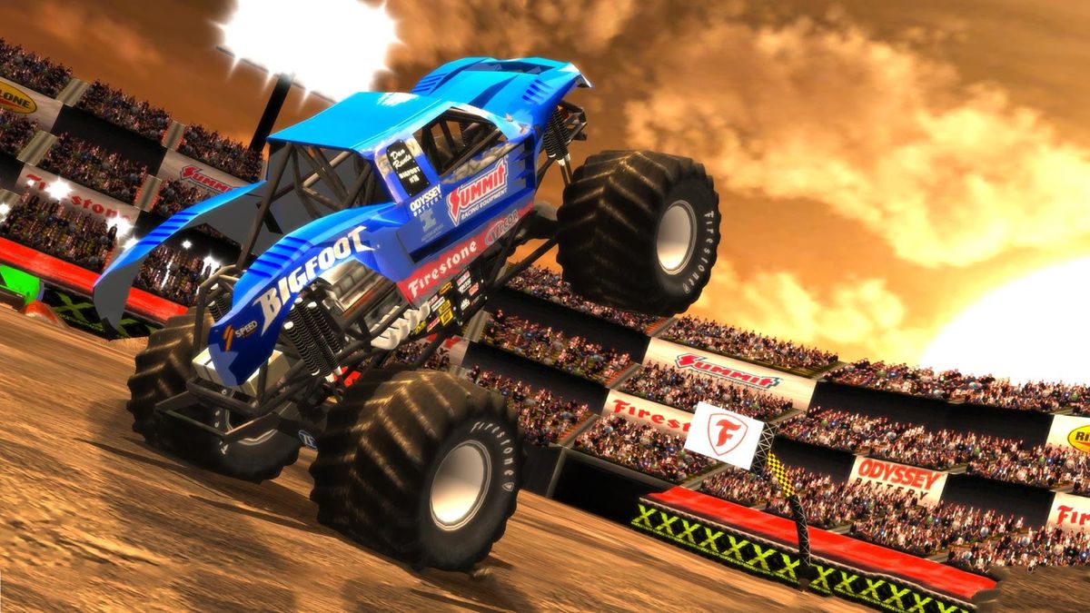 hot wheels monster truck game