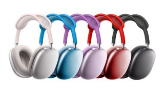 Apple AirPods Max shown in all five colour options