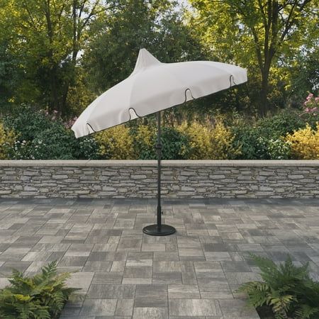 My Texas House 9ft Outdoor Round Market Patio Umbrella