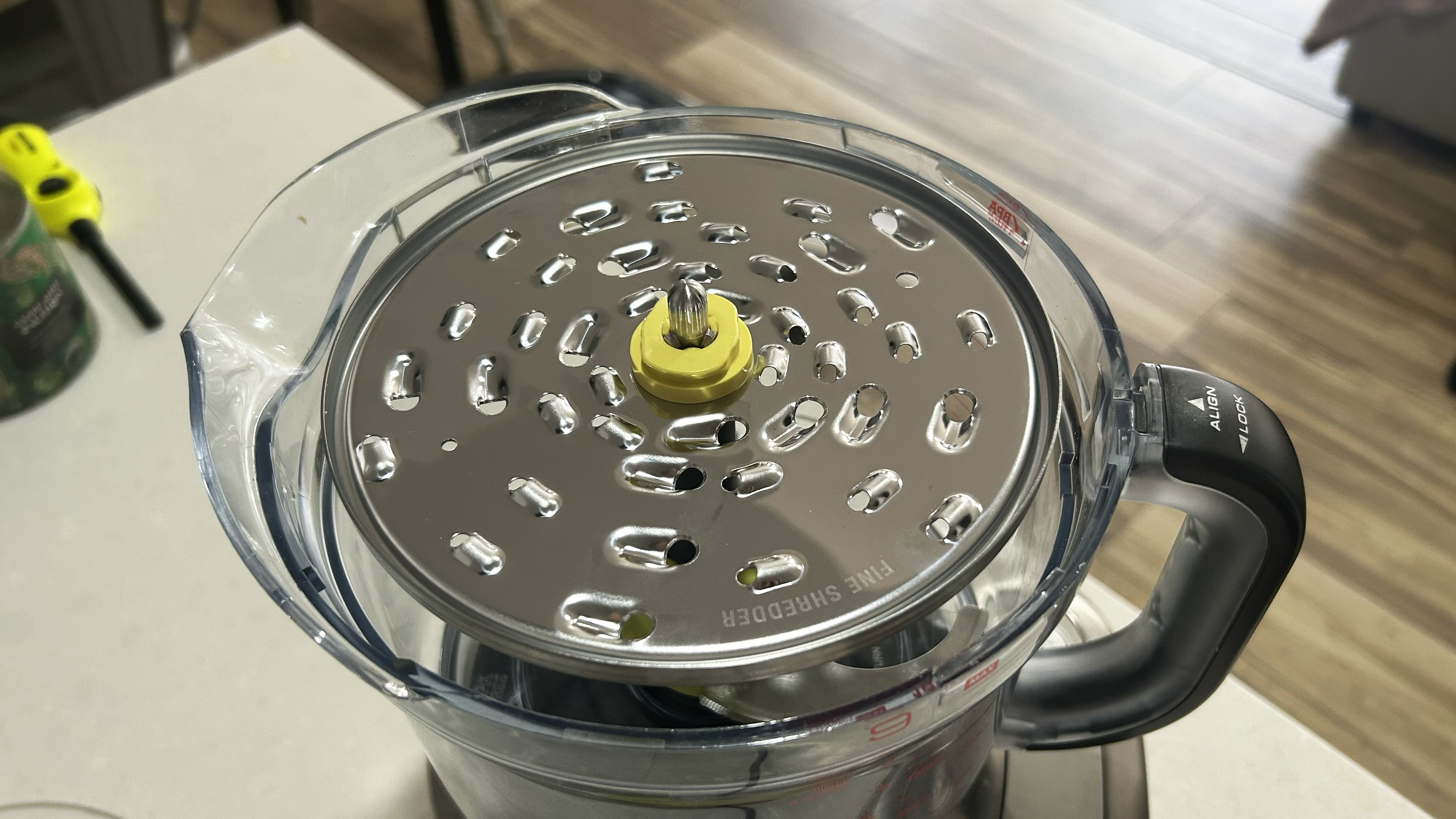 Breville Shredding disc attachment in bowl