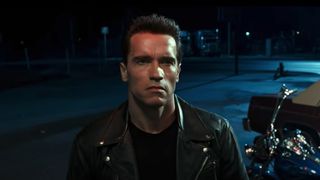 Arnold Schwarzenegger in Terminator 2.