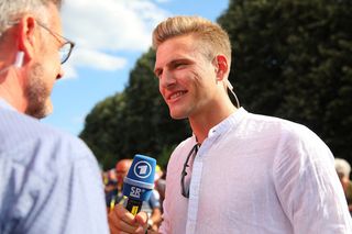 Marcel Kittel was working for German television in July 2019 at the Tour de France before announcing his retirement from professional cycling the following month