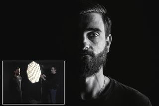 One-light male portraits