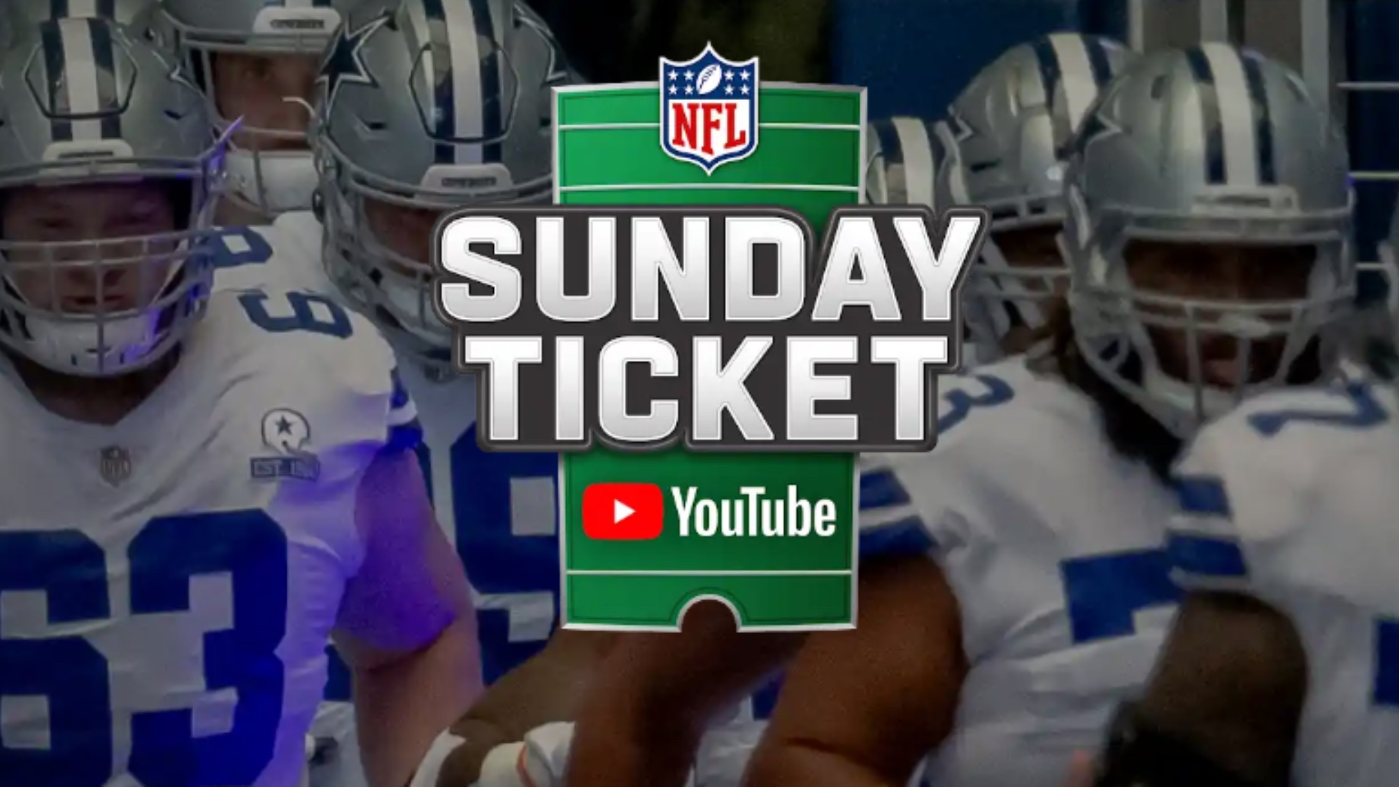 شعار NFL Sunday Ticket لموقع YouTube