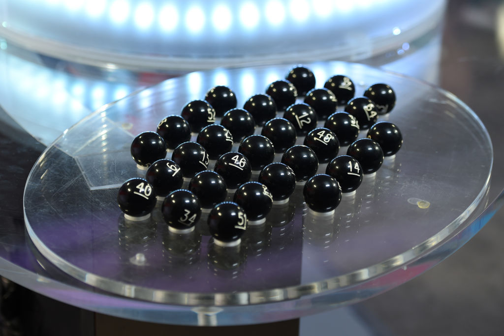 The balls for an FA Cup draw