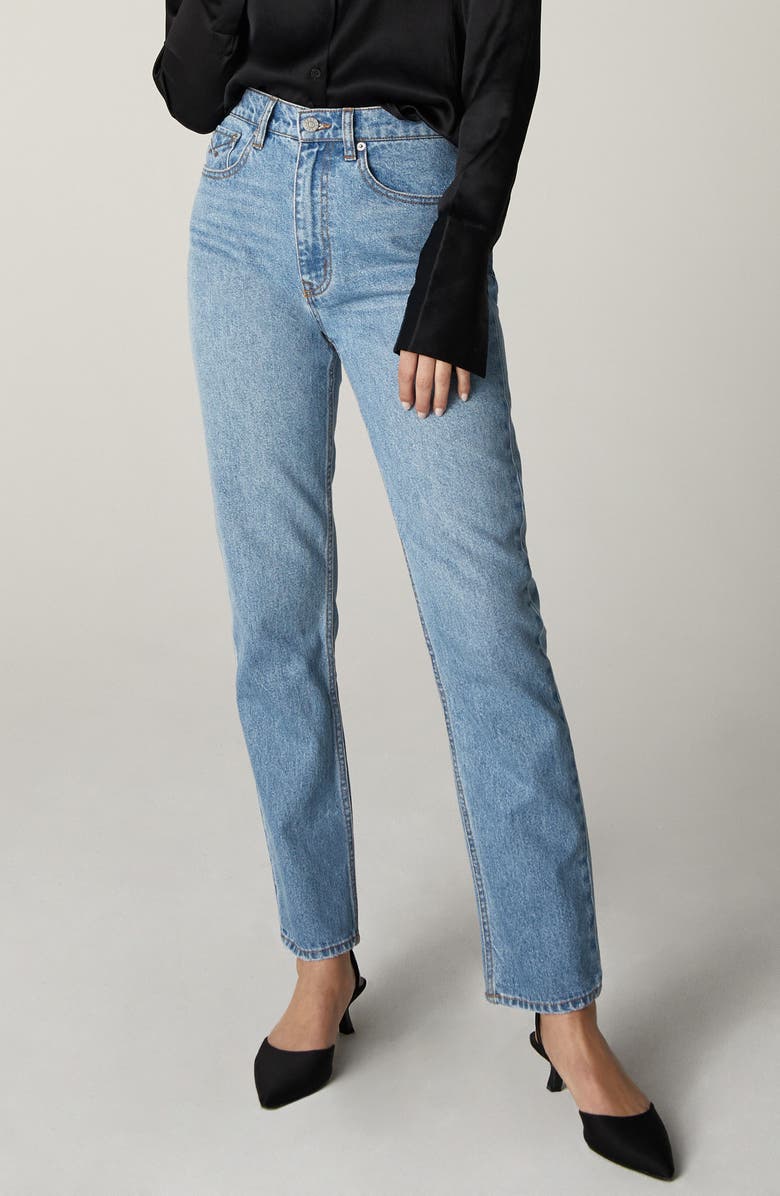 Sloane High Waist Cigarette Jeans