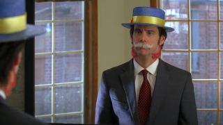 Jim Carrey as Leap Dave Williams in the fake 30 Rock movie