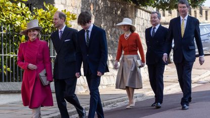 Duchess Sophie delights in bold pink coat and knee-high boots | Woman ...