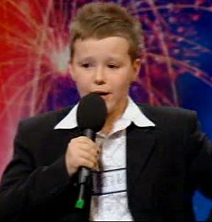 Cheeky Cockney comic Charlie Wernham was also a hit with the judges