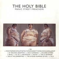 The Holy Bible was a watershed in the Manics’ career, an unusual interlude between their early-era glam punk and the expansive, anthemic sound they produced later. It’s a tense, claustrophobic exploration of the dark recesses of the soul, recalling the bleak grandeur of Joy Division. 
It’s impossible to assess this record without acknowledging its back story. Thematically, it bears witness to Richey James’s inner turmoil and instability; he disappeared six months after this record’s release. 4st 7lb is an unbearably honest appraisal of his condition, and its lyrics read like a self-penned epitaph.