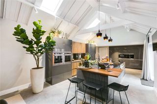 kitchen diner in house sold by Savills