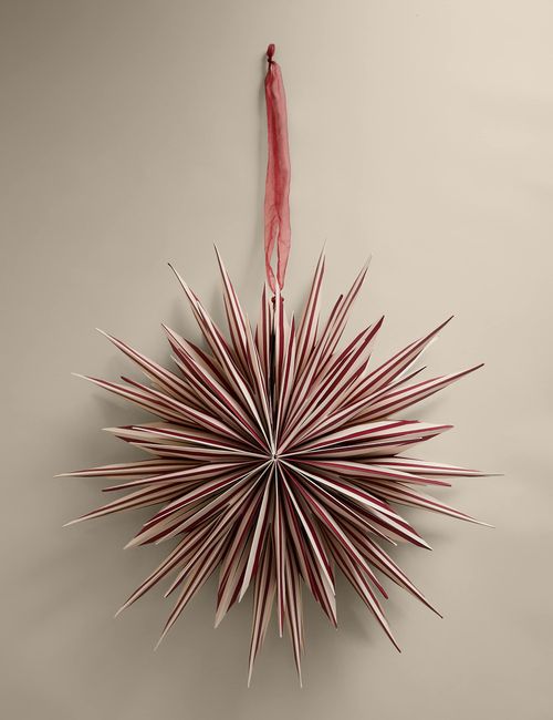 Paper Striped Star Room Decoration