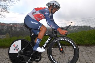 Jacopo Mosca in hospital after crashing in time trial at Italian Road Championships