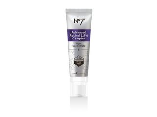 Boots No7 retinol cream, No7 Advanced Retinol 1.5% Complex Night Concentrate, £34